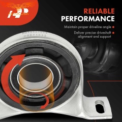 Подвесной кардана для Mercedes SPRINTER / VW LT 2006-> длина: 222мм, ширина: 44мм, толщина: 140мм, внутренний диаметр: 47мм